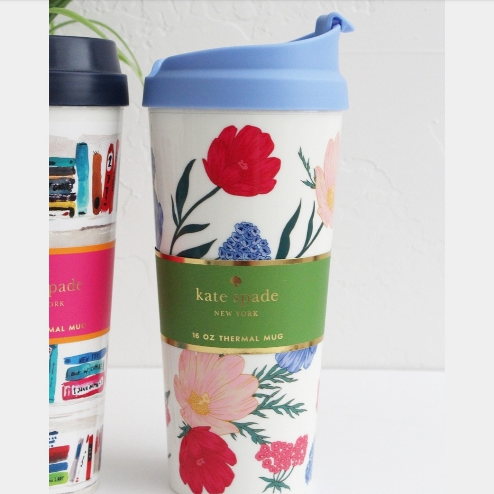 NEW 2 KATE SPADE 16OZ THERMAL MUG - Picture 4 of 6